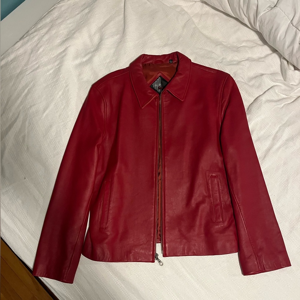 The perfect red leather jacket!